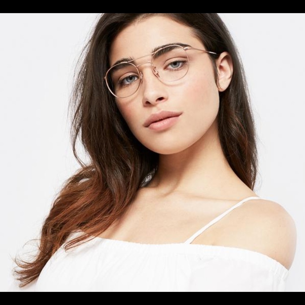 KREWE Orleans II Matte Rose Gold Titanium Glasses